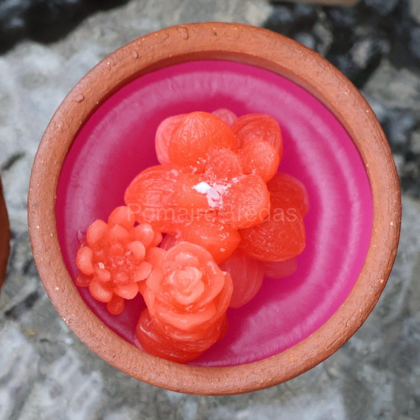 Hornito y Vela aromática