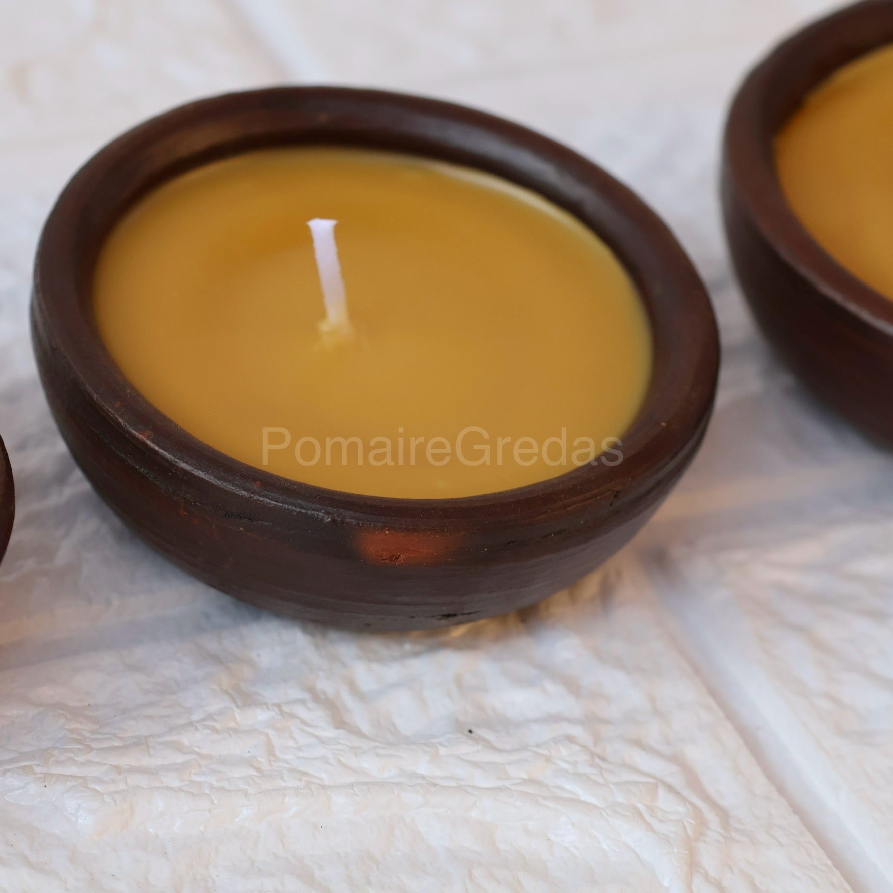 Pack 3 velas cera de abeja