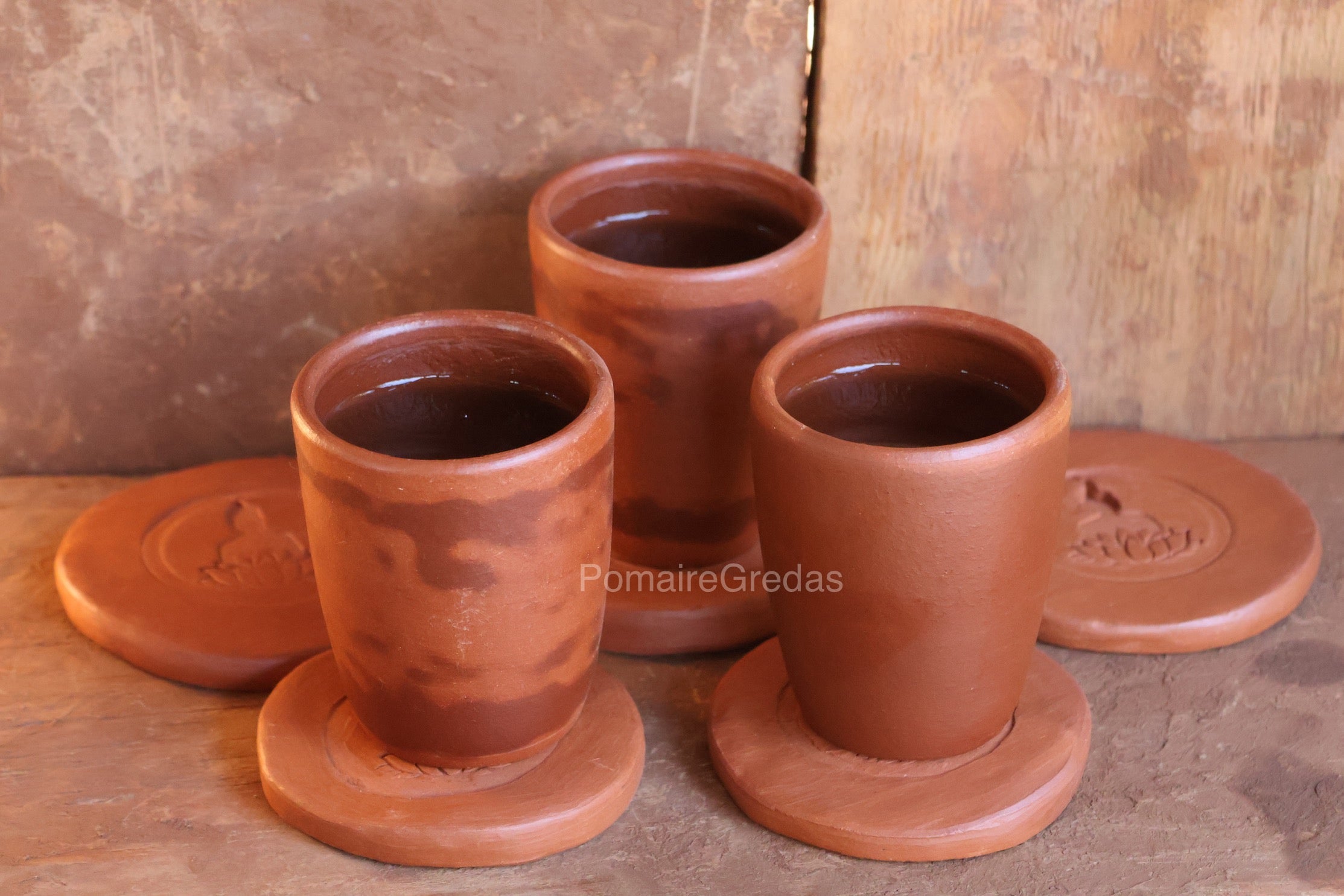 Set de 5 porta vasos de Buda