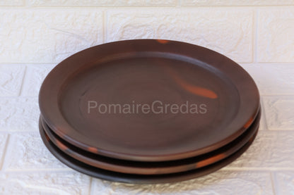 Plato de greda