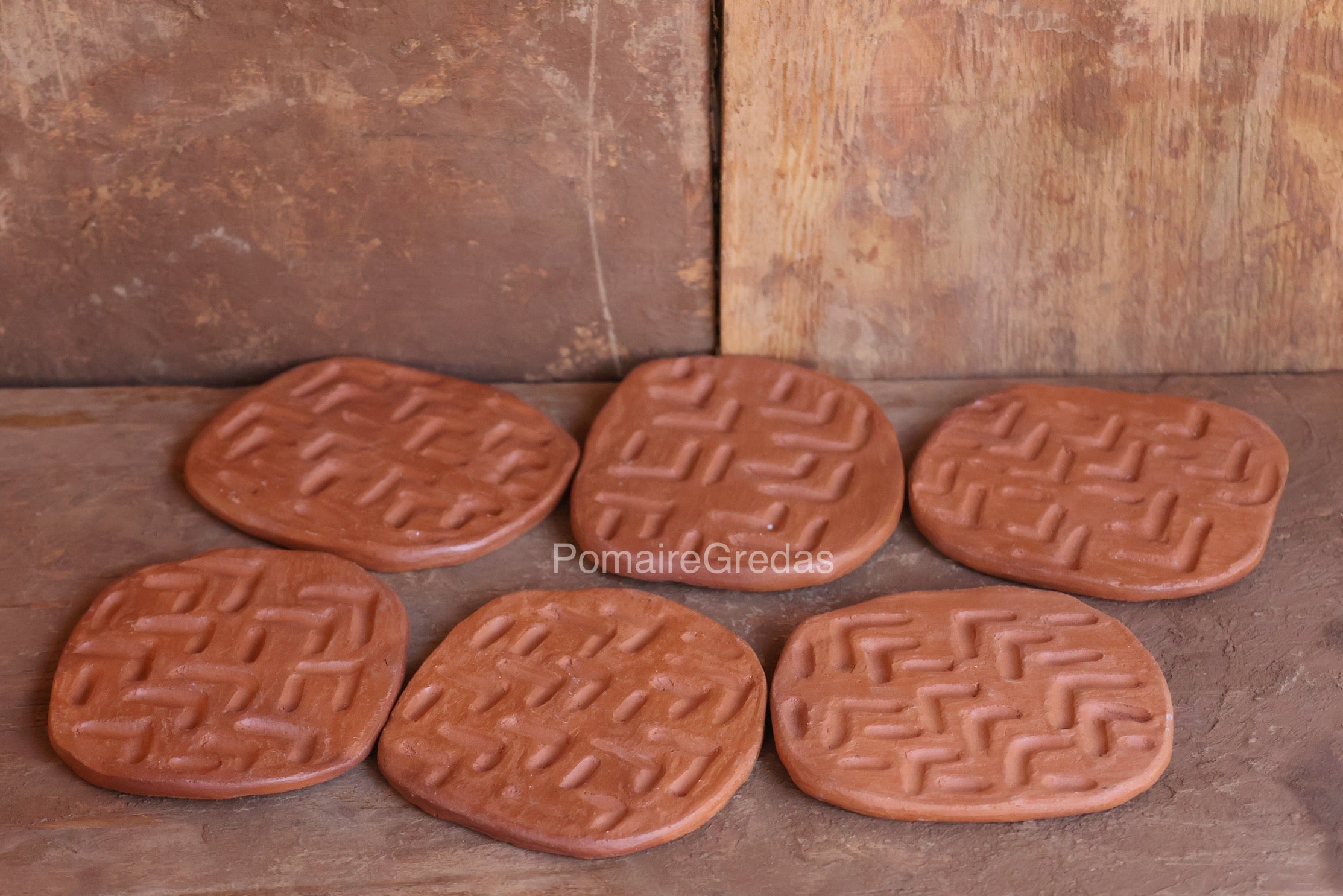 Set de 6 porta vasos