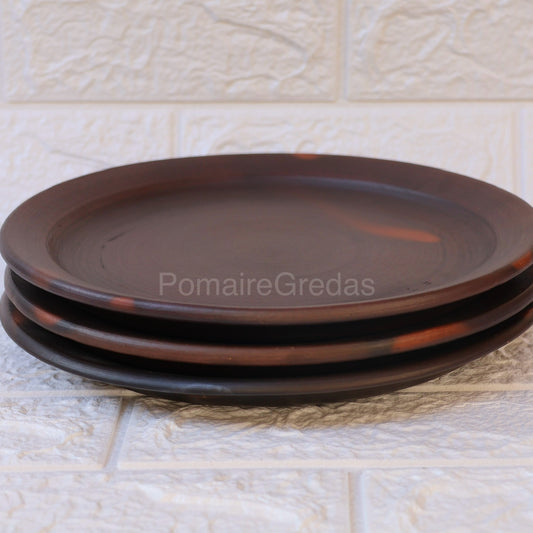 Plato de greda