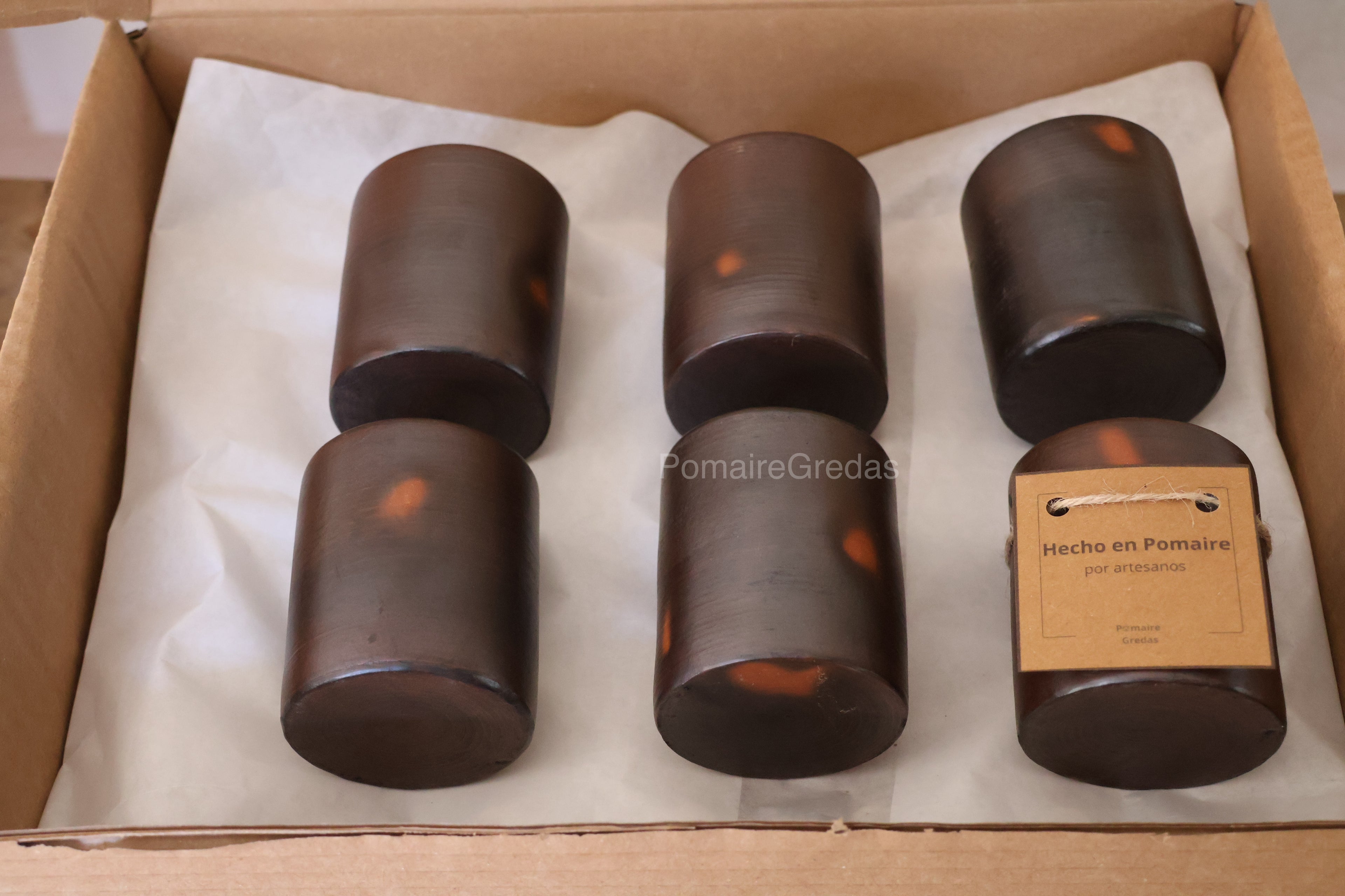 Set Regalo Vasos Artesanales Chilenos