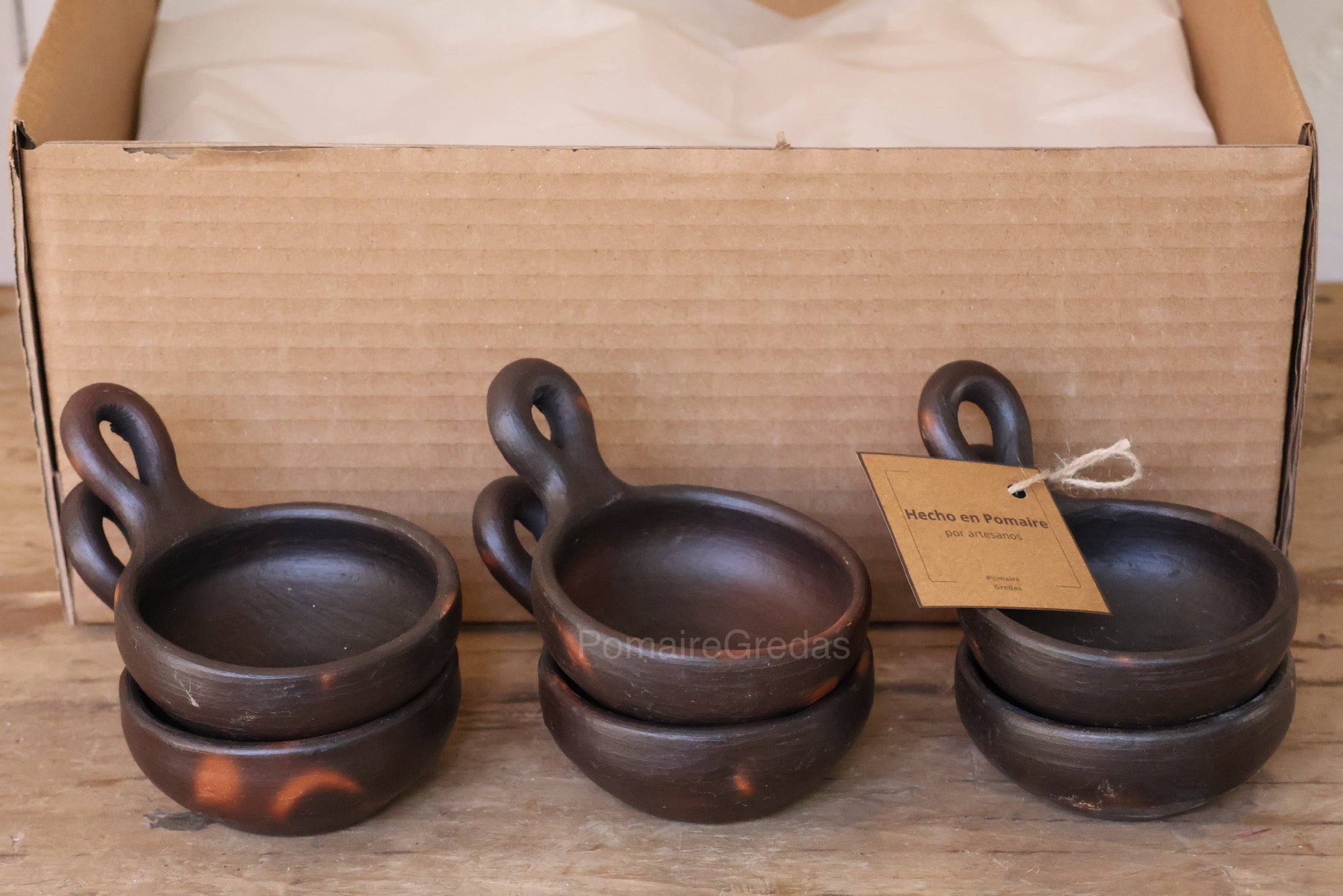 Pack Regalo Artesanal de Greda Chilena