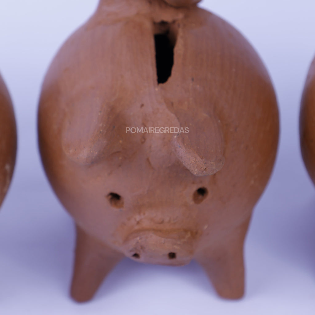 Chancho alcancía pulido