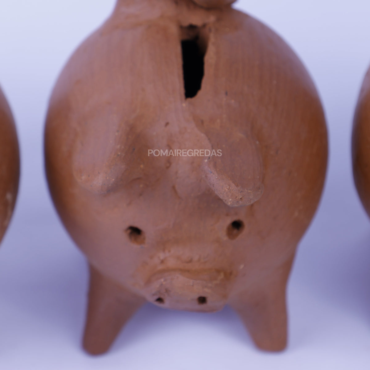 Chancho alcancía pulido
