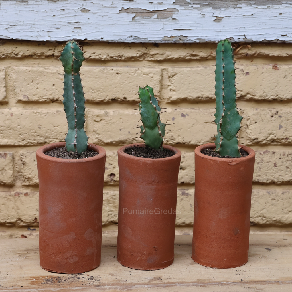 Maceta tubular